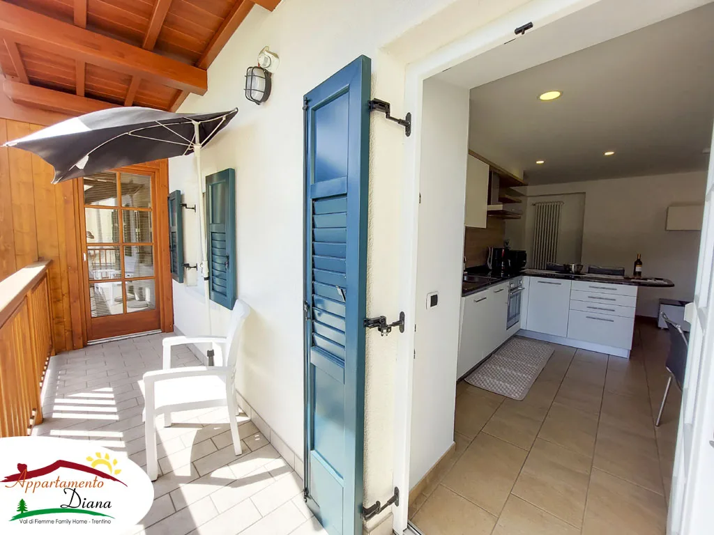 Immagine del balcone - Appartamento Diana Cavalese
